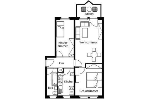 Foto - 3 Zimmer Etagenwohnung in Plauen