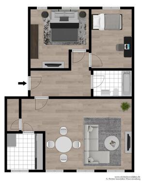 Foto - 3 Zimmer Etagenwohnung zur Miete in Freiberg