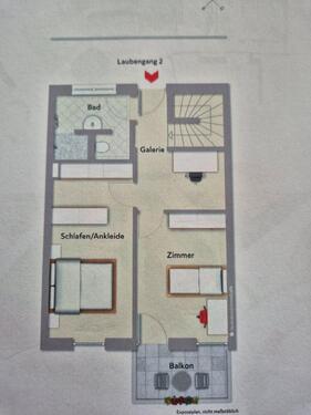 Foto - 3 Zimmer Maisonettenwohnung zur Miete in Fulda