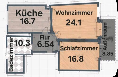 Foto - 2 Zimmer Wohnung von privat - 1.250,00&nbsp;EUR Kaltmiete, ca.&nbsp; 75,00&nbsp;m&sup2;