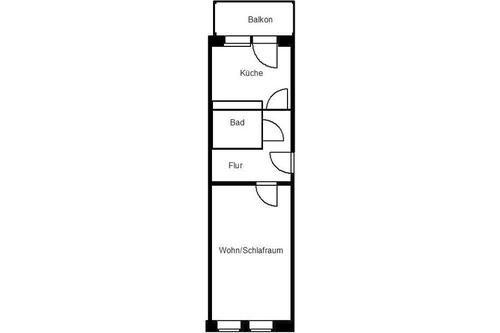Foto - 1 Zimmer Etagenwohnung in Plauen