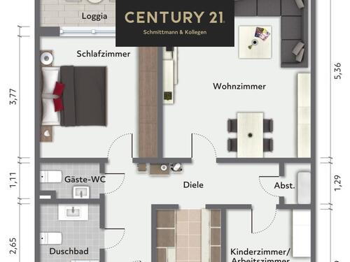 Foto - Guter Jahresstart: Gut geschnittene Wohnung zwischen Gartenstadt und Phöenixsee