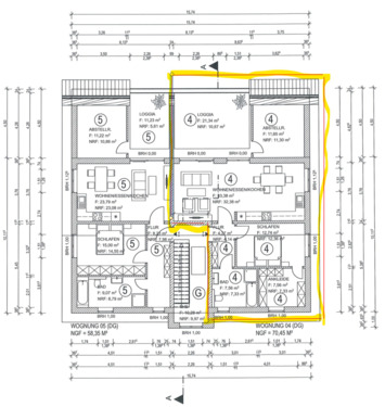 Foto - Erstbezug - Wohnung - 2 Zimmer - ruhige Lage nähe SchlüchternA66