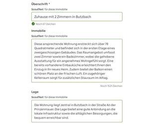 2ZimmerOffener Ess-und Wohnbereich Einbauküche Badewanne+Dusch - Butzbach