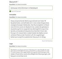 2ZimmerOffener Ess-und Wohnbereich Einbauküche Badewanne+Dusch - Butzbach