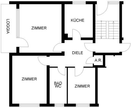 Foto - 3.5 Zimmer Etagenwohnung in Herne