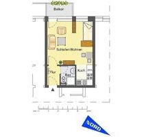 1-Zimmer-neues Duschbad, Balkon - Dorsten