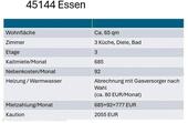 Foto - Wohnung in Essen zu vermieten - 777,00&nbsp;EUR Kaltmiete, ca.&nbsp; 65,00&nbsp;m&sup2;