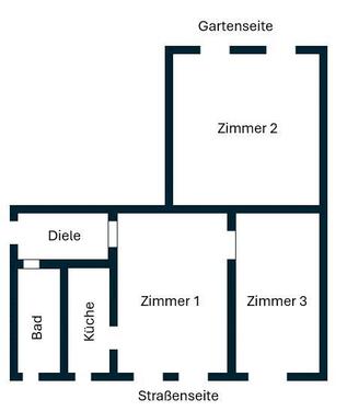 Foto - 3 Zimmer Etagenwohnung zur Miete in Essen