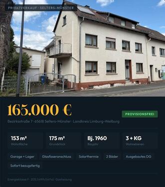 Foto - Einfamilienhaus mit kleinem Hof und Garage, Provisionsfrei