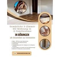 Gemütliche 3-Zimmer DG-Wohnung in 2-Familienhaus zu vermieten - Böbingen an der Rems