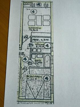 Foto - 2 Zi - Wohnung mit Balkon, 5 Min. zu Straßenbahn und Saaler Mühle