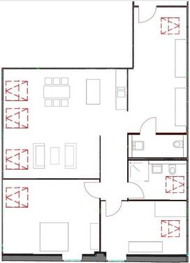 Foto - 3 Zimmer Dachgeschoßwohnung zur Miete in Steinfurt