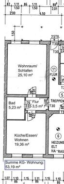 Foto - Mietwohnung Innenstadt - 500,00&nbsp;EUR Kaltmiete, ca.&nbsp; 53,00&nbsp;m&sup2;
