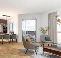 Wohnung m. Blick ins Grüne | Süd-Loggia | Aufzug | Tiefgarage | Smart-Home | Energielevel A+ - Erfurt Gispersleben