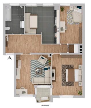 Foto - Schöne Wohnung mit Balkon zu vermieten. Ab April - 3,5 Zimmer