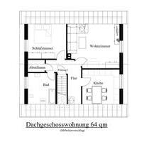 Mietwohnung, Dachgeschosswohnung, Oberwohnung - Esterwegen