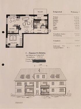 Foto - Mitten im Kurort Bad Brambach 2-Raumwohnung mit Balkon und Garage
