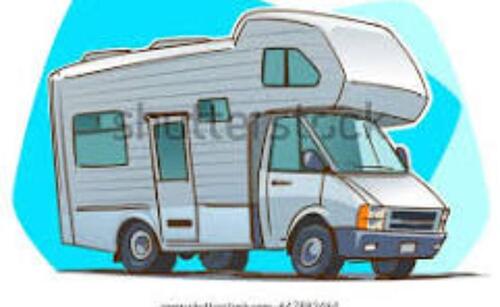 Foto - Wohnmobil Camper Anhänger Wohnanhänger Stellplatz