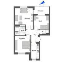 3-Zimmer Wohnung mit WBS für Alleinerziehende mit Kind - Velbert