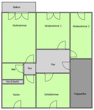 Foto - 4 Zimmer Etagenwohnung zur Miete in Calau
