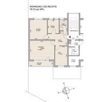 3 ZKBB mit Eingangsbereich - 900,00&nbsp;EUR Kaltmiete, ca.&nbsp; 79,00&nbsp;m&sup2; in Osnabrück (PLZ: 49082) Nahne