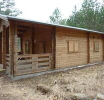 BLOCKBOHLENHAUS LAUBE DATSCHE GRUNDSTÜCK URLAUB FREIZEIT POTSDAM - Brück