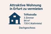 Foto - 3-Zimmer Dachgeschosswohnung – 84 m² Triftstraße