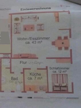 Foto - Gemütliche 2-Zimmer Wohnung mit EBK und bodenebener Dusche