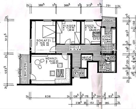 Foto - Exclusive 4- Zimmer-Wohnung (113 m2), 2 Balkone und Tiefgarage