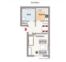 Frisch renovierte 1-Zimmer-Wohnung , ab 01.03.26 zu vermieten. - Ingelheim am Rhein