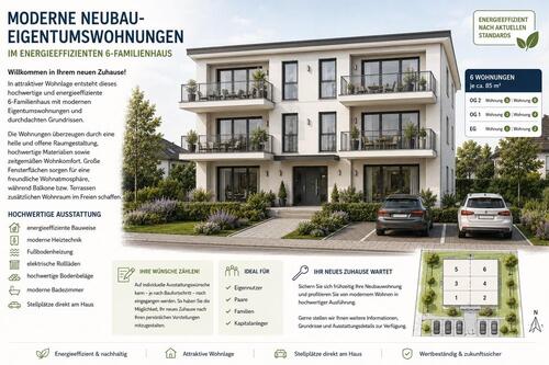 Foto - Exklusive 4-Zimmer Neubauwohnungen mit hochwertiger Ausstattung