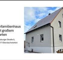 Einfamilienhaus mit großem Garten - Oberdachstetten