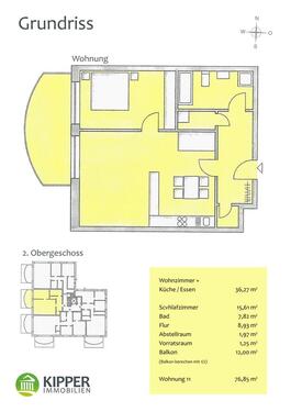 Foto - 2 Zimmer Etagenwohnung in Bad Bramstedt