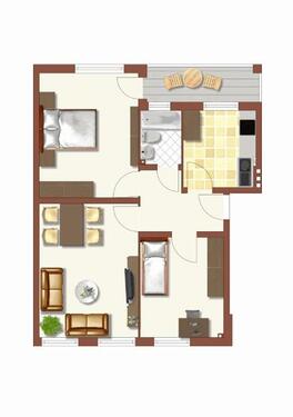 Foto - Familienwohnung in begehrter Beimssiedlung