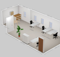 Helle Bürofläche mit 2 Räumen EG, zentrale Lage in 01731 Kreischa