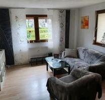 Wohnung möbliert, Wohnzimmer mit Kochecke, Schlafzimmer, Duschbad - Hundsangen