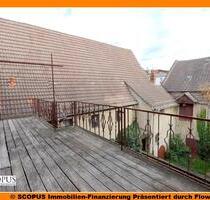 Charmante 2-Raum-DG-Wohnung mit großzügiger Dachterrasse - Meißen