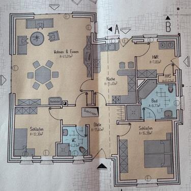 Foto - Moderner Bungalow mit Terrasse & Doppelgarage in Dalum (Geeste)
