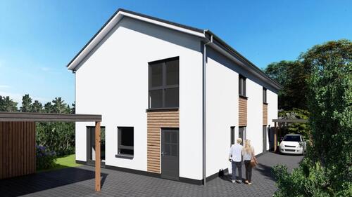 Foto - Neubau: Provisionsfreie Doppelhaushälfte in Bad Zwischenahn