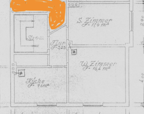 Foto - Findorff, 2 Zimmer, 2. OG - 540,00&nbsp;EUR Kaltmiete, ca.&nbsp; 43,00&nbsp;m&sup2;