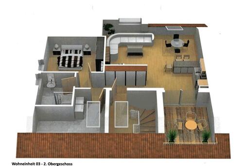 Foto - helle 2-Zimmer-Dachgeschosswohnung in Heinsberg