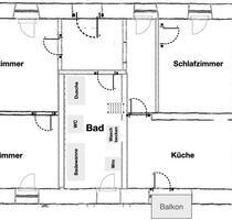 Erstbezug nach Sanierung 3-Zimmer-Wohnung - Kölleda