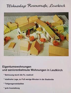 Foto - 2 Zimmerwohnung für betreutes Wohnen in Leutkirch mit EBK, Balkon