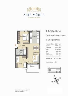 Foto - Etagenwohnung in Ostfildern zur Miete