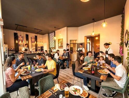Foto - Geschmackvolle Restaurantfläche in zentraler Lage von Friedenau mit großem Potential