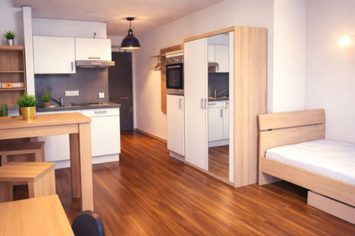 Foto - Moderne, neu gebaute Wohnung - 446,00&nbsp;EUR Kaltmiete, ca.&nbsp; 30,00&nbsp;m&sup2;