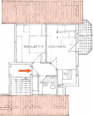 Foto - 2 Zimmer Dachgeschoßwohnung zum Kaufen in Murrhardt
