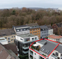 Exkl. Penthousewohnung mit Süd-Dachterrasse,Toplage, Stadtpark - Moers