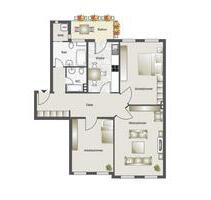 Sanierte 3-Zimmer Wohnung mit Balkon im 3. OG in Kiel-Südfriedhof - Großhansdorf